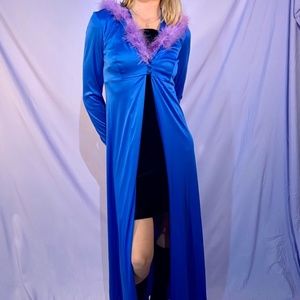 Adorable Vintage retro gown robe cape